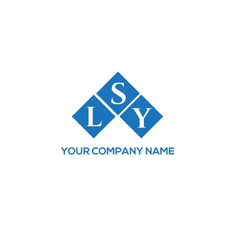 LSY letter logo design on white background. LSY creative initials ...