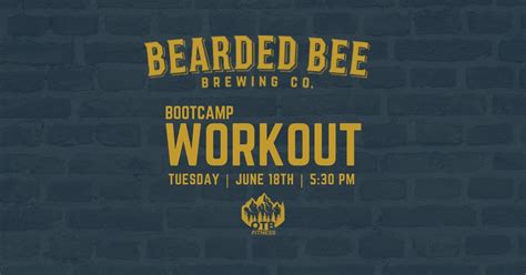 Bootcamp Workout, Bearded Bee Brewing Co., Wendell, 18 June 2024 ...