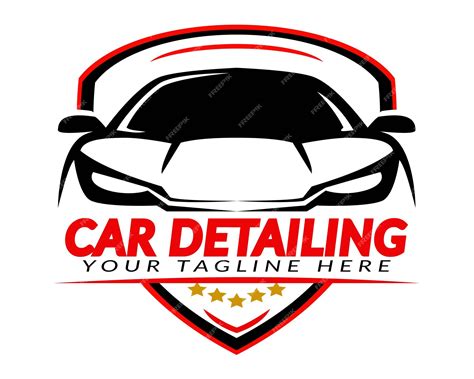 Premium Vector | Sports car detailing logo for car sticker