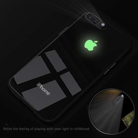 VAKU ® Apple iPhone 8 Plus 3D Logo Projector + Radium Glow Light Logo ...