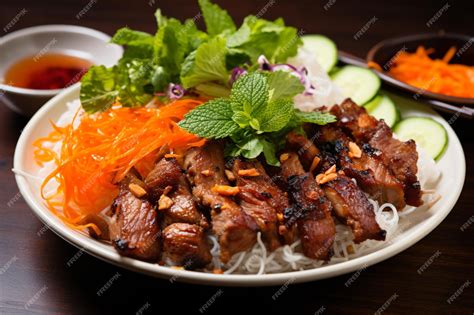 Premium AI Image | Picture of Bun Thit Nuong