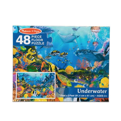 Melissa & Doug Underwater Floor Puzzle - 48 Pieces | Melissa And Doug Toys