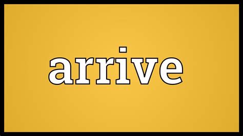 ARRIVE的名词是什么（arrive的名词）_新时代发展网