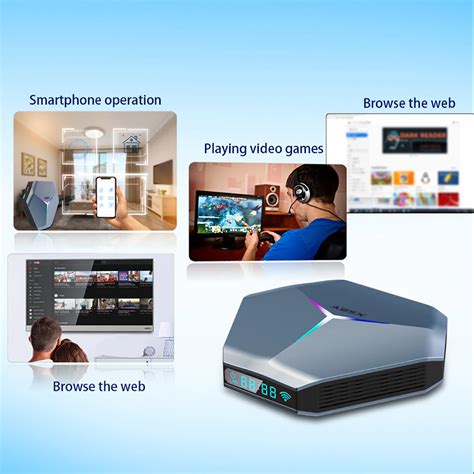 E-India A95X F4 Amlogic S905X4 Smart Android 11 TV Box 4K HD YouTube ...