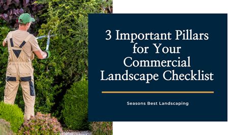 Commercial Landscape Maintenance Checklist Your Handy Commercial