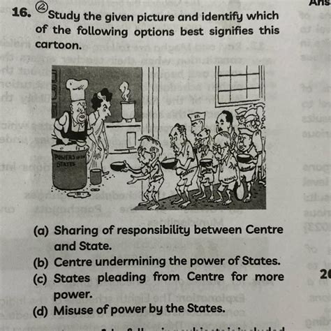 16. Study the given picture and identify which of the following options ...