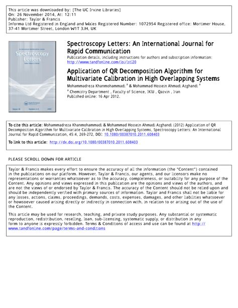 Image result for QR Decomposition Algorithm