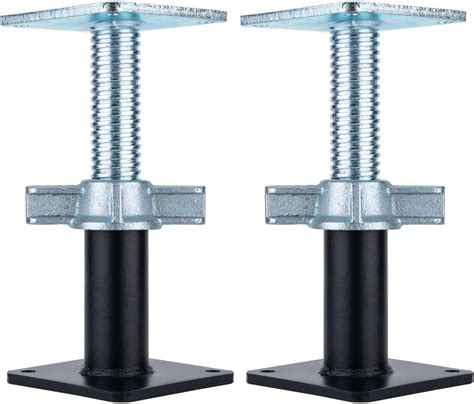 Amazon.com: YEUQWJ 2 Pack Adjustable Support Jack Lightweight Steel ...