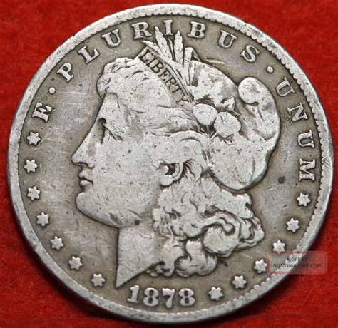 1878 - Cc Silver Morgan Dollar