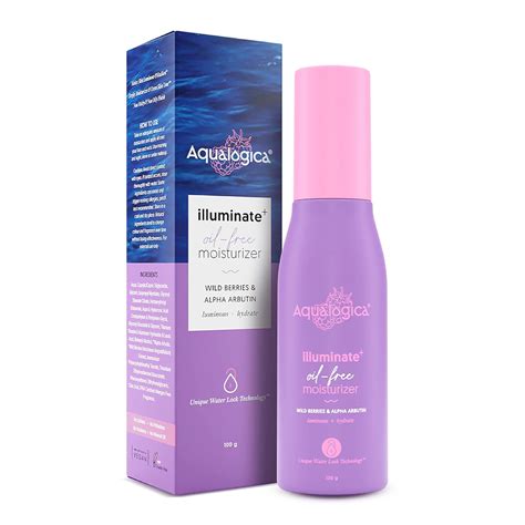Aqualogica Illuminate+ Oil-Free Moisturizer with Wild Berries & Alpha ...