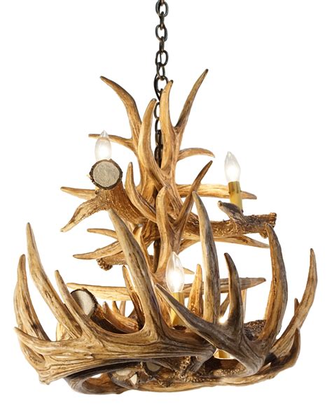 Whitetail Deer 12 Large Antler Chandelier | Cast Horn Designs