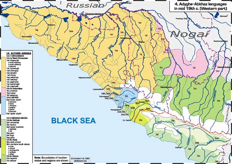 Atlas of the Caucasian languages: Contents