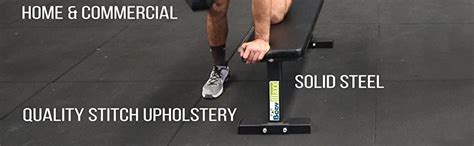 BODY MAXX 40 Kg Flat Bench and PVC Home Gym Combo - Black : Amazon.in ...