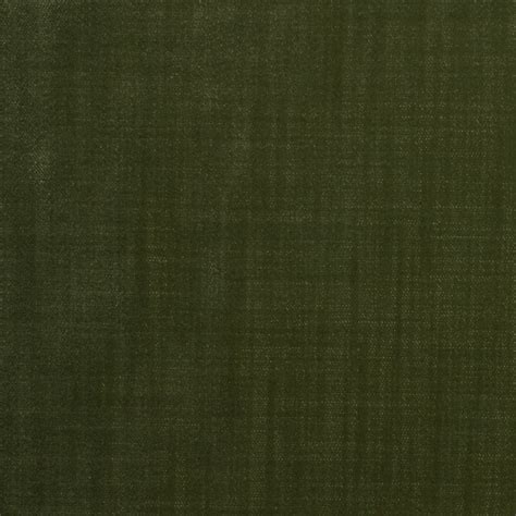 Green Olive Green Solid Texture Velvet Upholstery Fabric by the Yard