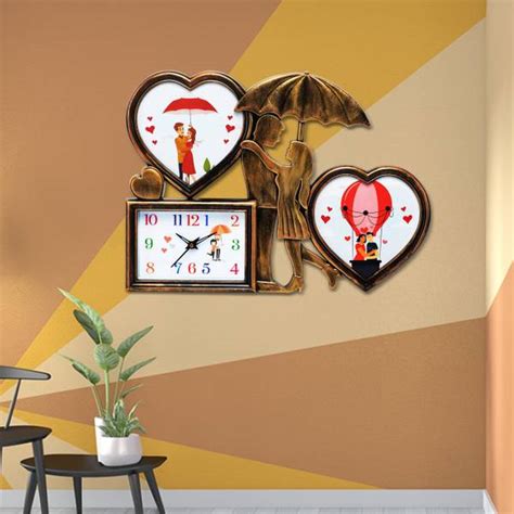 Attractionz Analog 29 cm X 40 cm Wall Clock - Price History