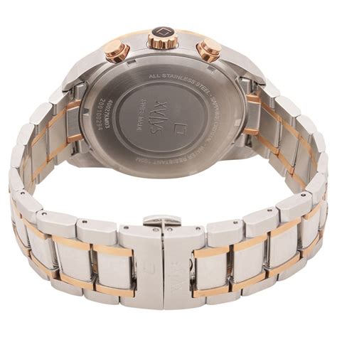 Buy Online Xylys Quartz Chronograph Grey Dial Two Toned Stainless Steel ...