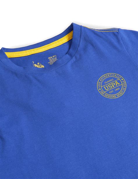 Buy Boys Ribbed Neck Cotton IKEA Lounge T-Shirt - Pack Of 1 Blue|U.S ...