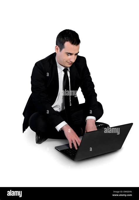 Business Man Using Computer Image 的图像结果