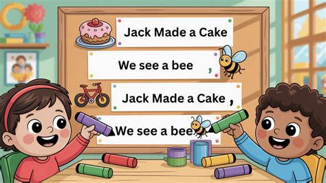 Easy Decodable Sentences for Kindergarten - Theresa Reviews