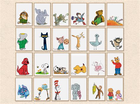 Dr seuss character posters classroom posters cat in the etsy – Artofit