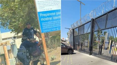 Hacen "limpia" en la garita de Tecate