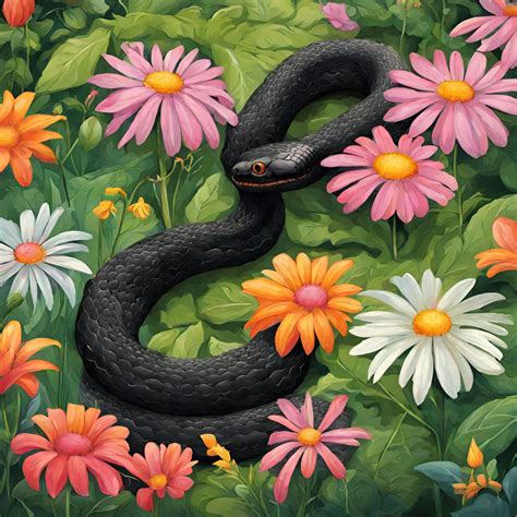 Black Snake Flower Garden Free Stock Photo - Public Domain Pictures