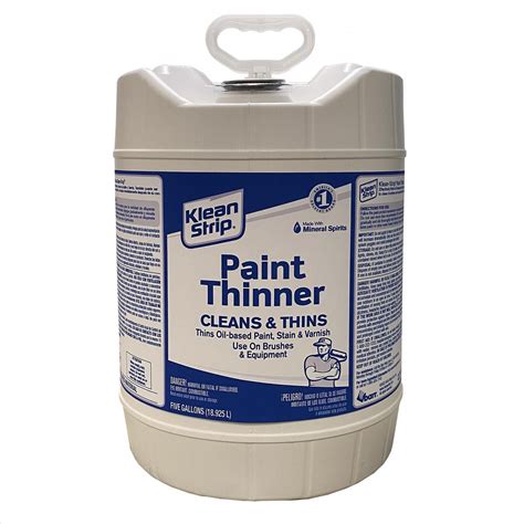 Klean strip mineral spirits paint thinner 5 gal – Artofit