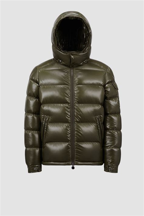 Olive Green Moncler Maya Short Down Jacket - Short Down Jackets for Men ...