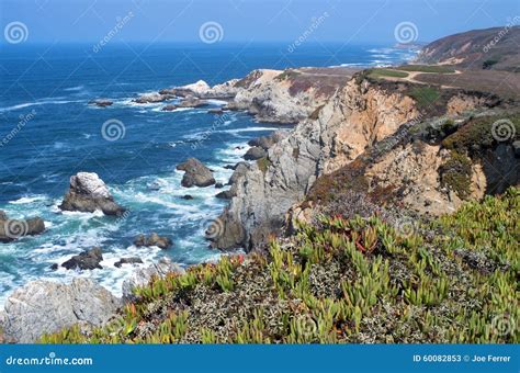 Bodega Head Rugged Coast and Trail Stock Image - Image of rocky ...