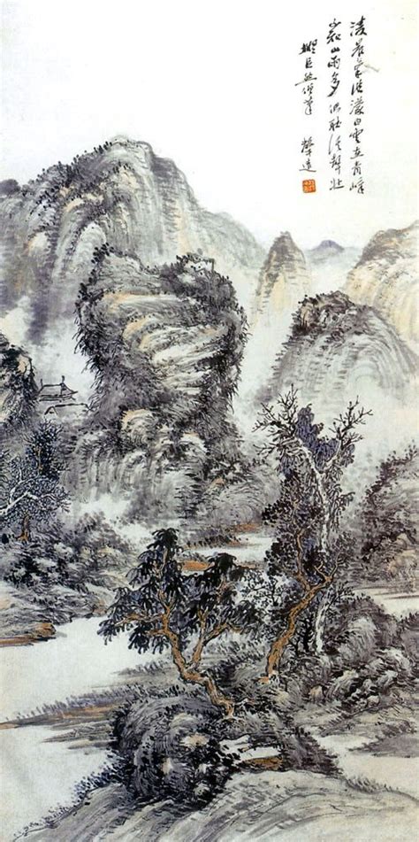 山水画 国画山水 山水画图片大全欣赏_易从资讯_新闻资讯_【易从网】