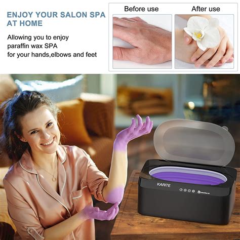 KARITE Paraffin Wax Machine for Hands and Feet | Auto Open Lid | Arthritis Paraffin Bath | Fast ...