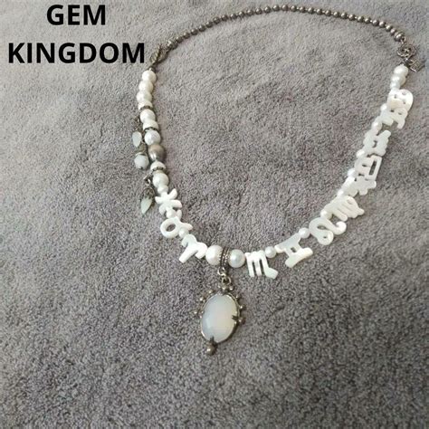 GEM KINGDOM ジェムキングダム ネックレス シェル シルバー - ネックレス