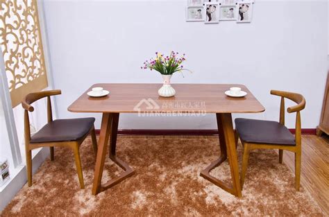 匠人100%纯实木白橡木餐桌 长方形拐腿桌 时尚简约现代可定做书桌-阿里巴巴