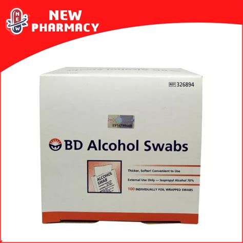 BD Alcohol Swab 100's | Shopee Malaysia