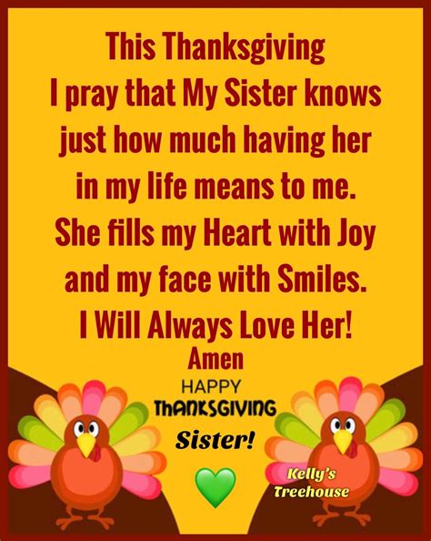 This Thanksgiving, I Pray That My Sister Knows Just How Much Having Her ...