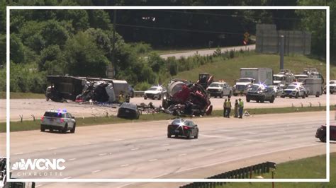 Serious crash involving 2 tractor-trailers shuts down I-485 | wcnc.com
