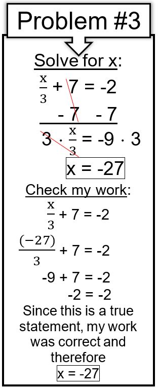 Example of Two Step Equations Using Addition and Multiplication 的图像结果