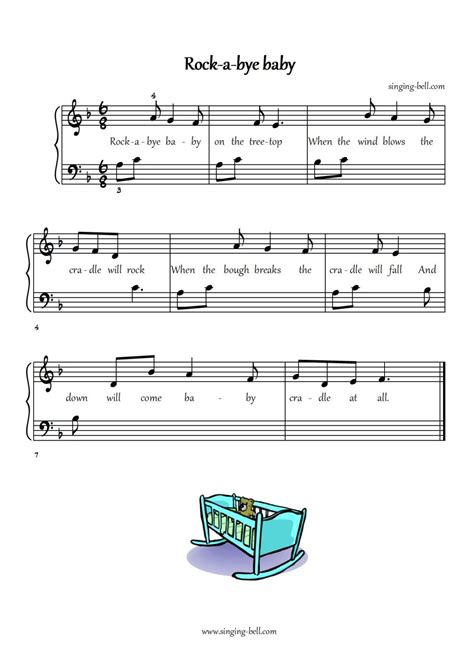 Rock-a-bye Baby | Lullaby, Song, Karaoke MP3, Lyrics