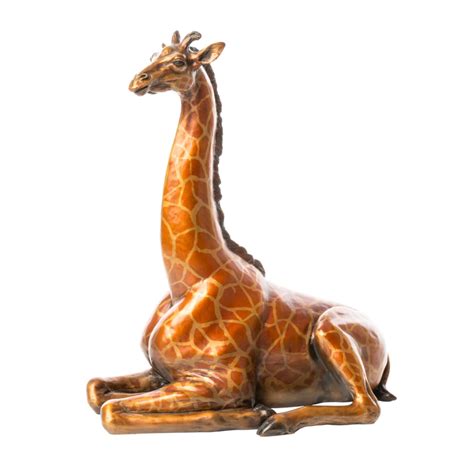 Bronze Giraffe Sculpture - Caswell Sculpture