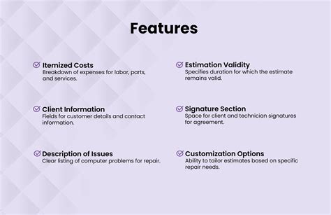 Computer Repair Estimate 的图像结果