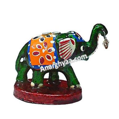Lac Elephant Incense Holder, Festival Return Gifts, Navaratri Return ...