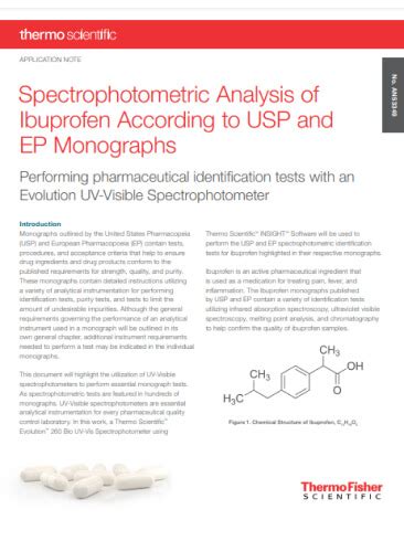 Molecular Spectroscopy Applications - Analysis