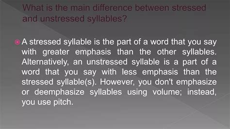 Lesson-22. Stressed and unstressed syllables.pptx