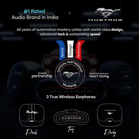 GOBOULT Mustang Dash 100Hrs, App Support, Dual Pairing, 4 Mic ENC, 5.4v ...