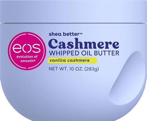 Amazon.com : eos Cashmere Whipped Oil Body Butter, Vanilla Cashmere, 72 ...