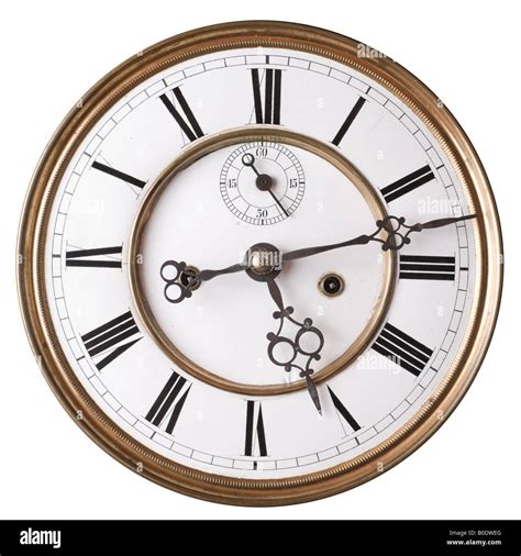 Old Roman Numeral Clock Face Roman Numeral Clock White Vector Art,