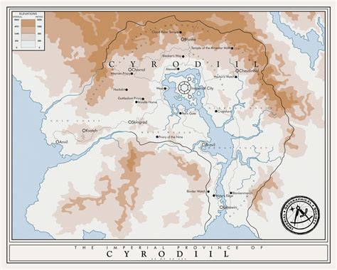 Map of Cyrodiil from Oblivion by Oki-Dokio on DeviantArt