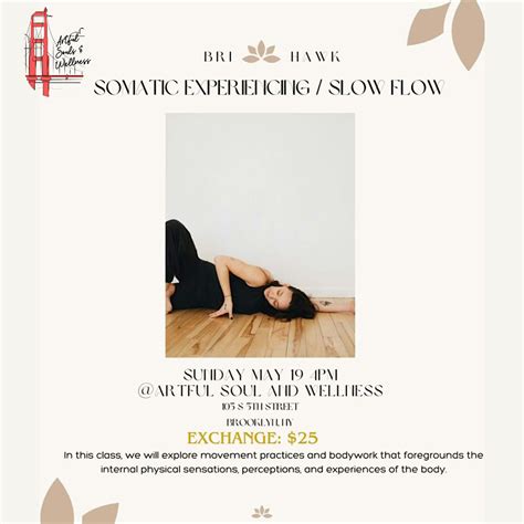 Somatic Experiencing/Slow Flow, 105 S 5th St, Brooklyn, 19 May 2024 ...