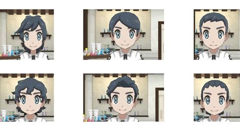 Pokemon Ultra Sun Haircuts Male ~ Hairstyles in Pokemon Ultra Sun and ...