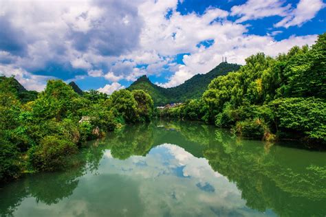 贵阳双龙湿地公园,溪流河流,自然风景,摄影素材,汇图网www.huitu.com